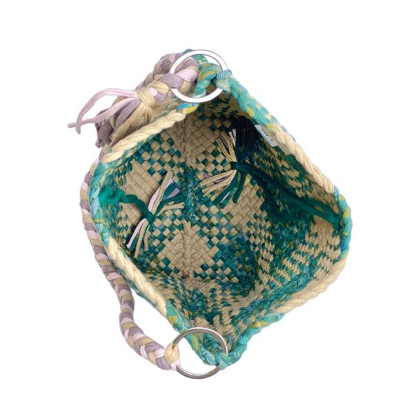 Image of Shoulder Tote Bags Green Beige Color Premium Collection Shoulder carry