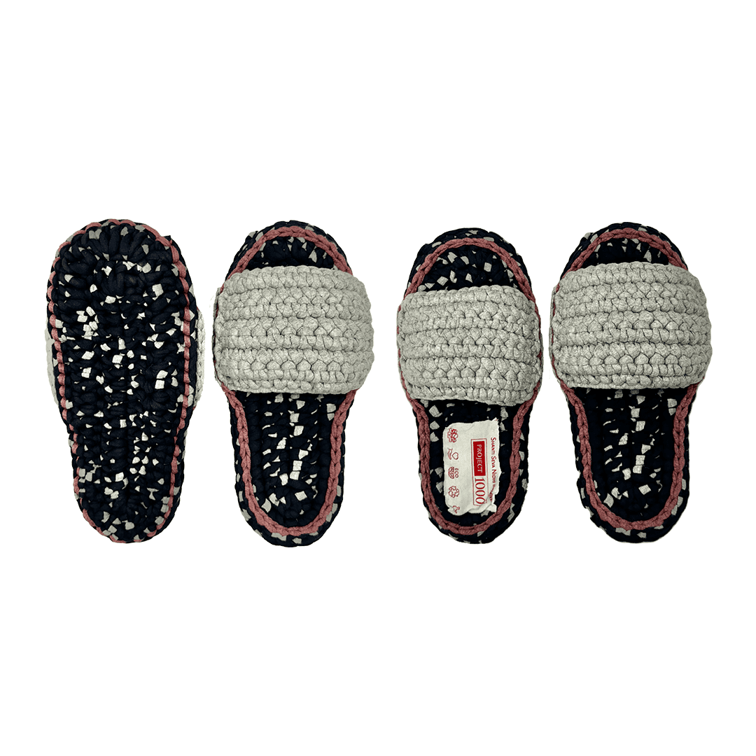 Image of Indoor Slippers Unisex | Navy, Grey
