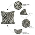 Square Cushion Cover Silver Grey