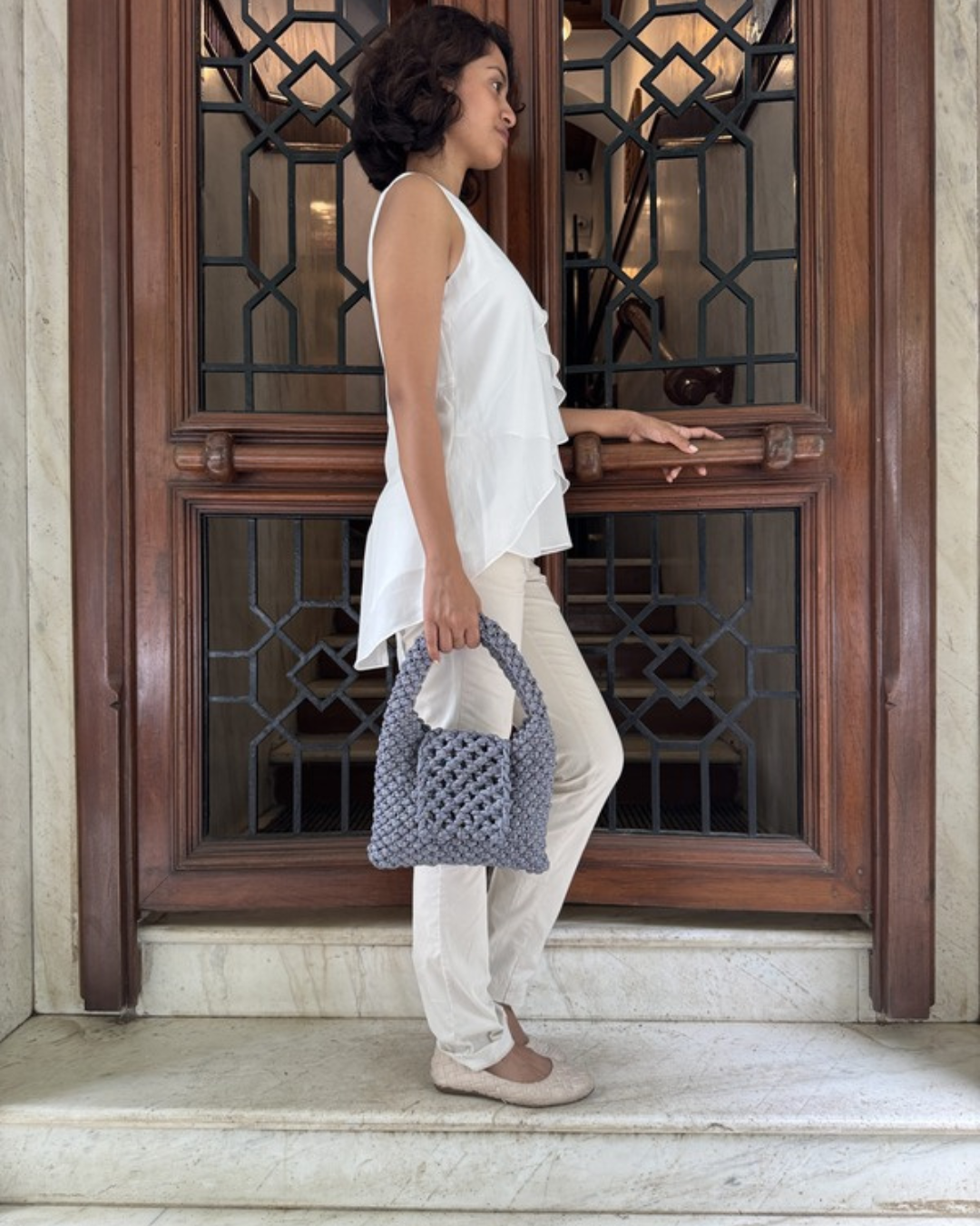 Image of Steel Trellis Bag