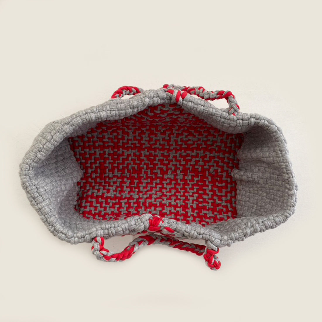 Image of Clutch bag | Planter bag | Size: large | Grey, Red