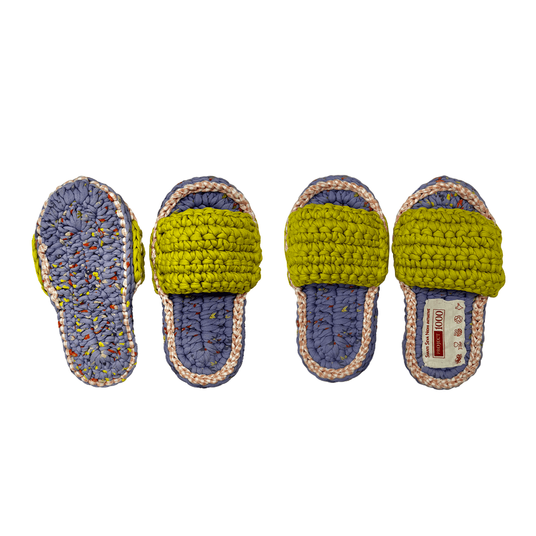 Image of Indoor Slippers Unisex| Purple, Olive