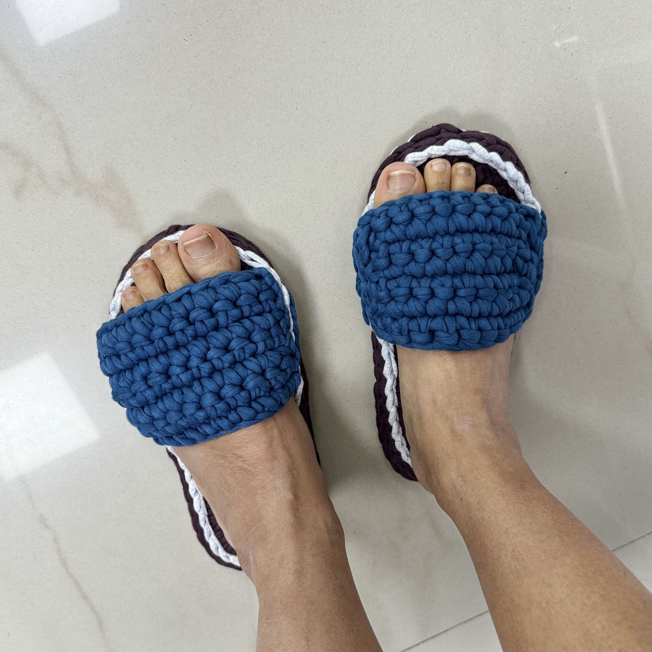 Image of Indoor Slippers Unisex | Burgundy, Cobalt