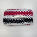Tissue Box Cover Pink Black Grey