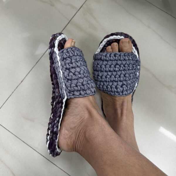 Image of Indoor Slippers Unisex | Burgundy, Grey