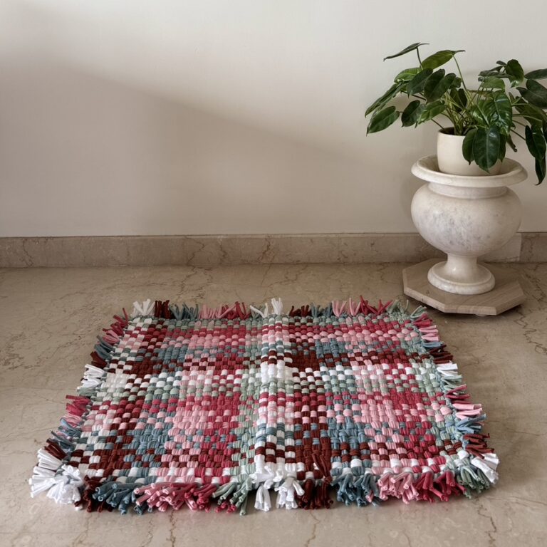 Image of Bathroom Mat / Door Mat / Meditation Mat | Multicolour