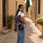 Backpack Maroon, Grey, Royal Blue, White | Shoulder carry