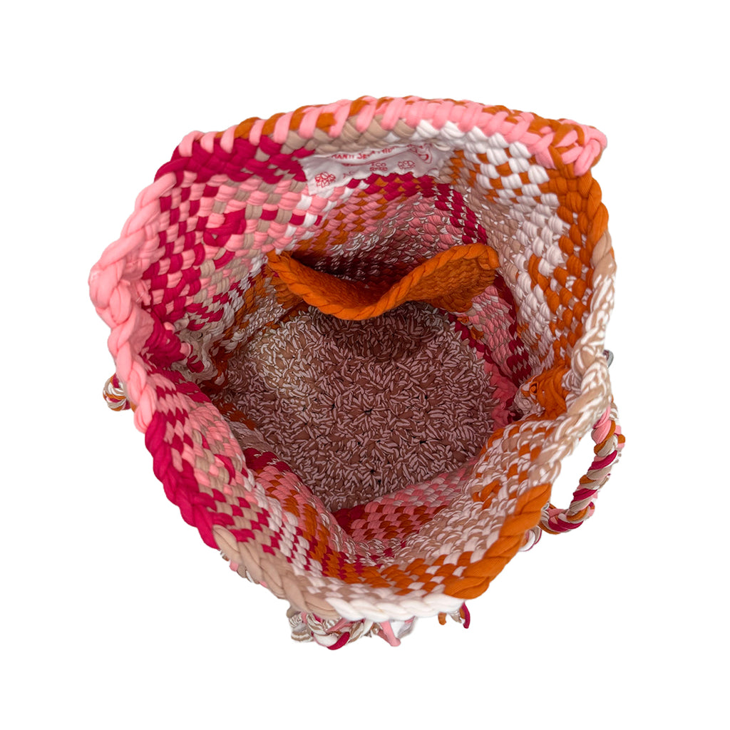 Backpack Salmon, Rust, Fuchsia, Greyish Brown | Shoulder carry