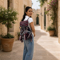 Backpack Salmon, Rust, Fuchsia, Greyish Brown | Shoulder carry