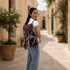 Backpack Salmon, Rust, Fuchsia, Greyish Brown | Shoulder carry