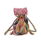 Backpack Light Pink, White, Light Yellow, Ash Black | Shoulder carry