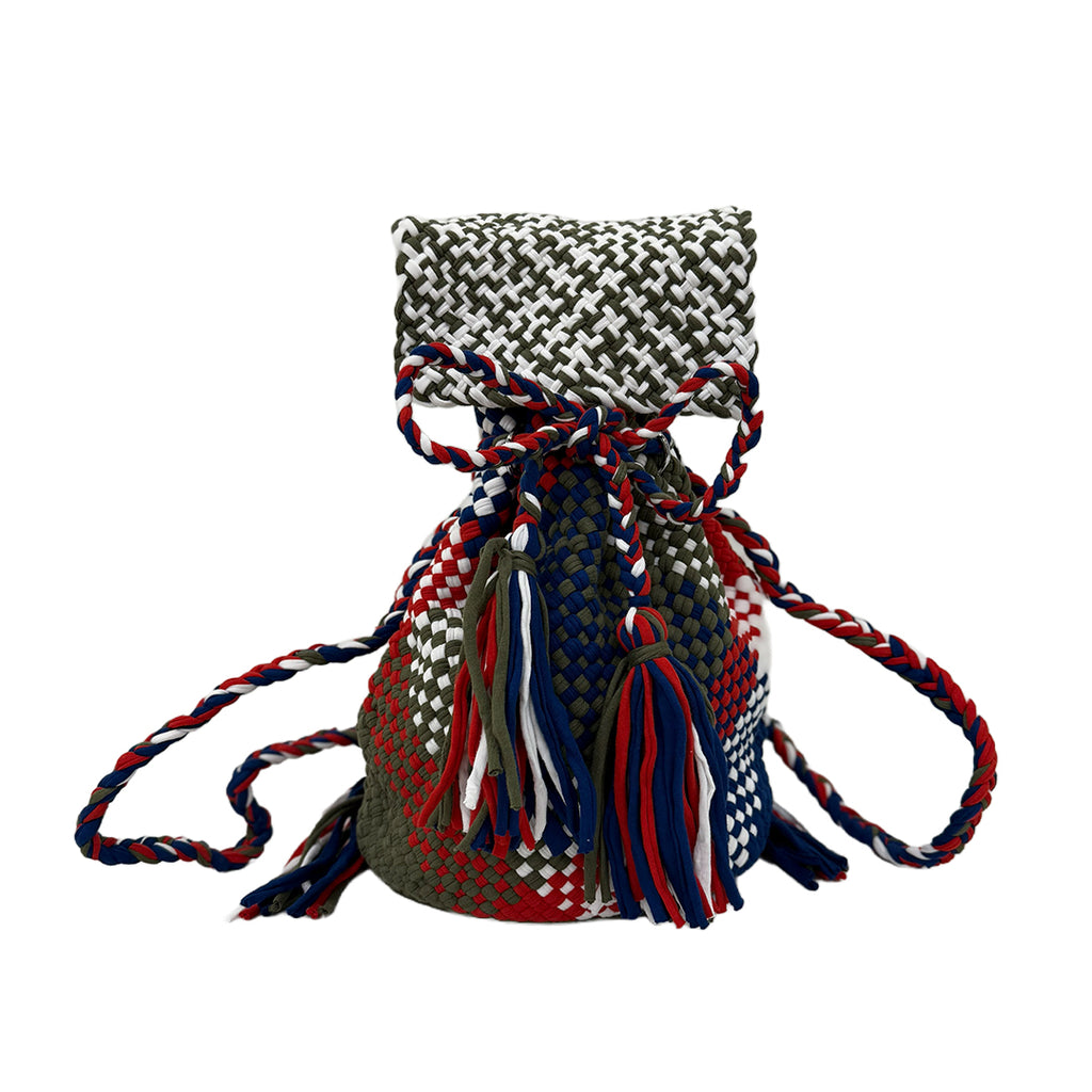 Backpack Ash Grey, White, Royal, Blue, Red | Shoulder carry