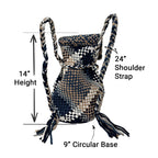 Backpack Blue, Beige, White, Grey | Shoulder carry