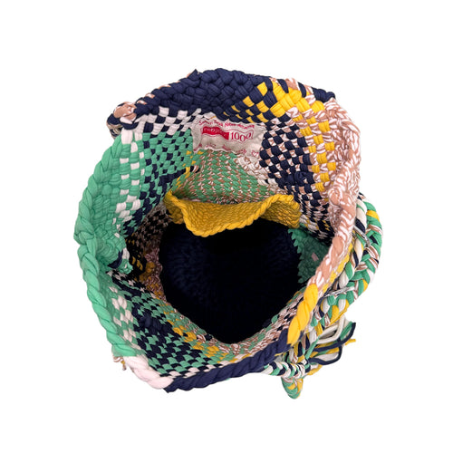 Backpack Emerald, Yellow, Navy Blue | Shoulder carry