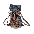 Backpack Cobalt, White, Brown | Shoulder carry