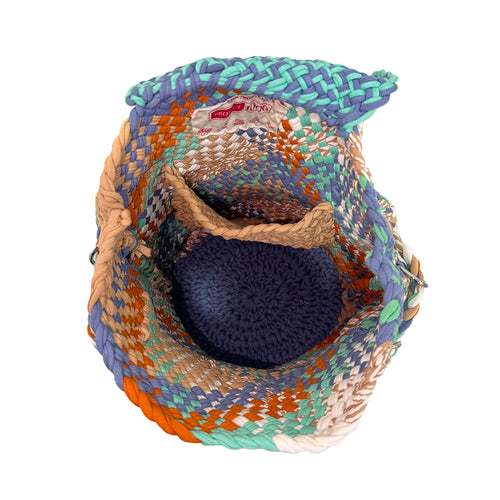 Backpack Purple, Light Blue, Orange | Shoulder carry