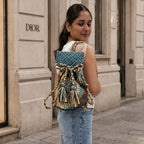 Backpack Purple, Light Blue, Orange | Shoulder carry