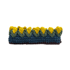 Rectangular Flower Basket | Blue, Yellow, Wine