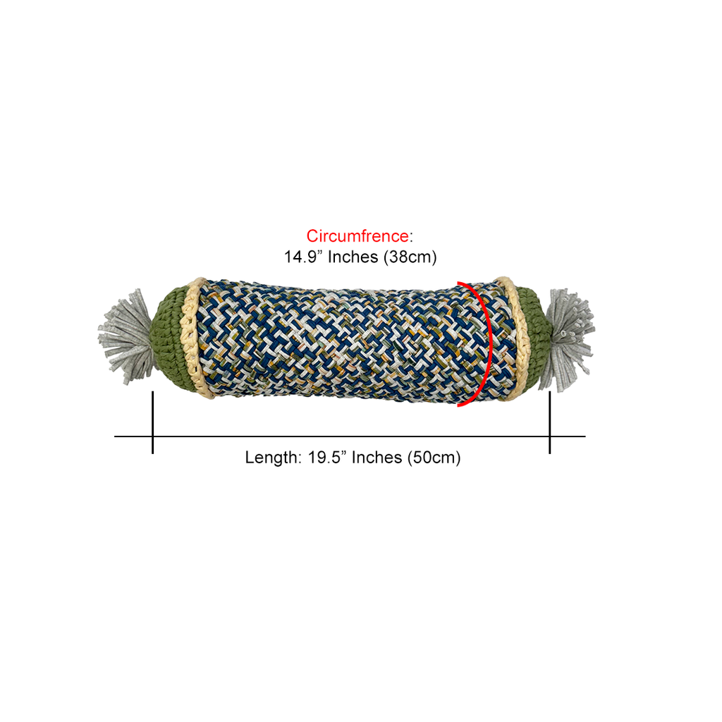Bolster With Pre Filled Filler | Green, Blue, Grey