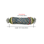 Bolster With Pre Filled Filler | Green, Blue, Grey