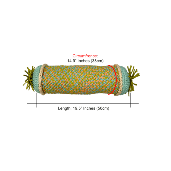Image of Bolster With Pre Filled Filler | Green, Peach, Sea Green