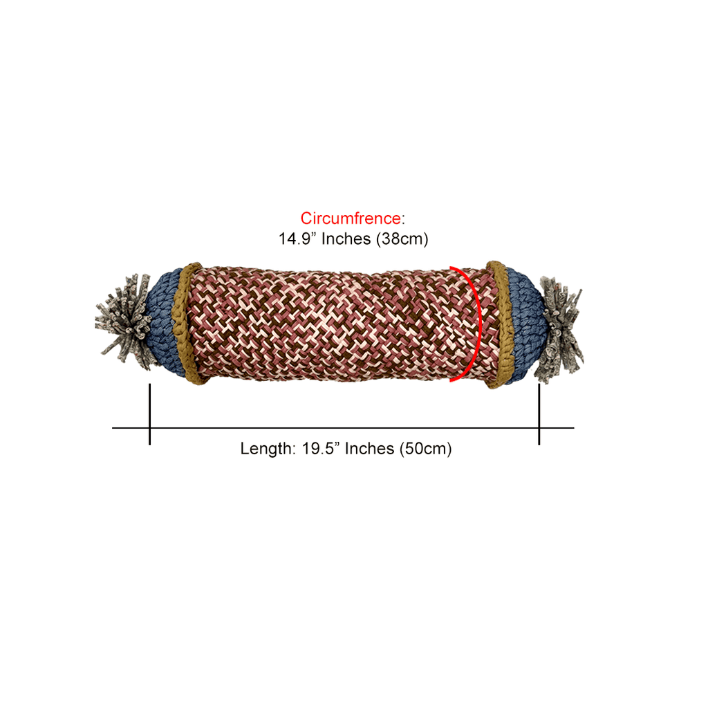 Bolster With Pre Filled Filler | Powder Pink, Coral, Brown, Blue, Grey
