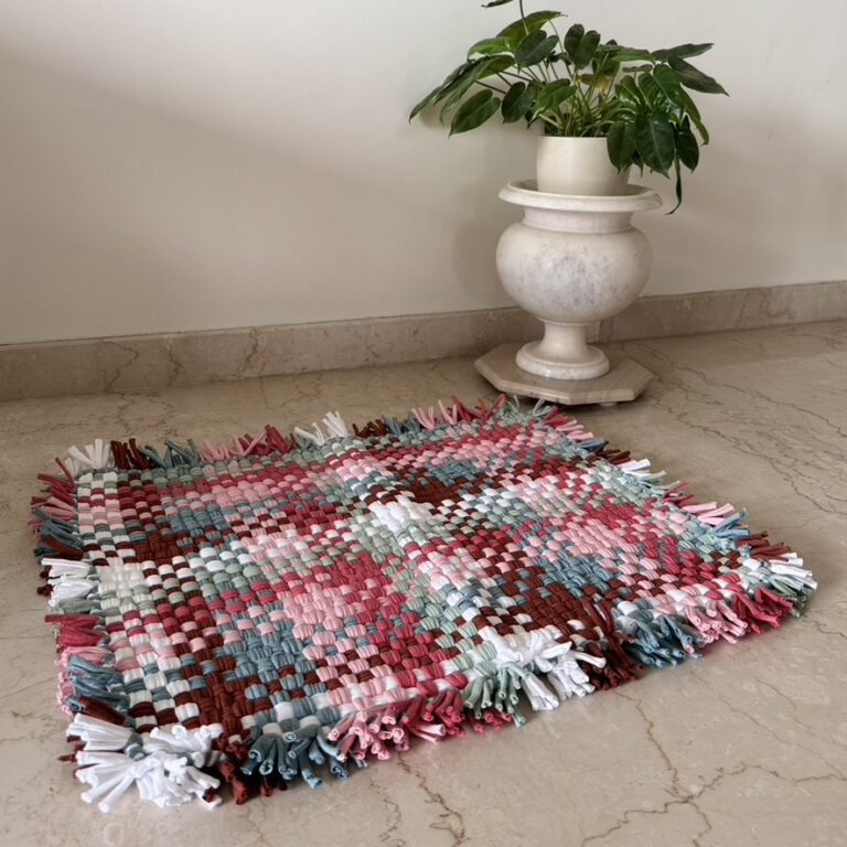 Image of Bathroom Mat / Door Mat / Meditation Mat | Multicolour