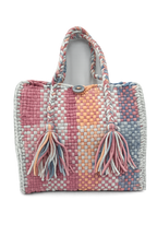 Oversized Tote / Hand / Shoulder Carry Apricot, Stone Grey, Light Blue, Clay Pink