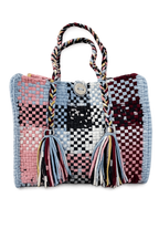 Oversized Tote / Hand / Shoulder Carry Light Pink, Light Blue, White, Black