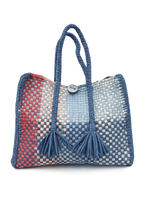 Oversized Tote / Hand / Shoulder Carry Light Blue, Stone Blue, Light Pink, Coral Pink