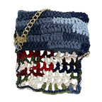 Crochet Clutch | Denim Blue,White,Red,Sky Blue,Olive