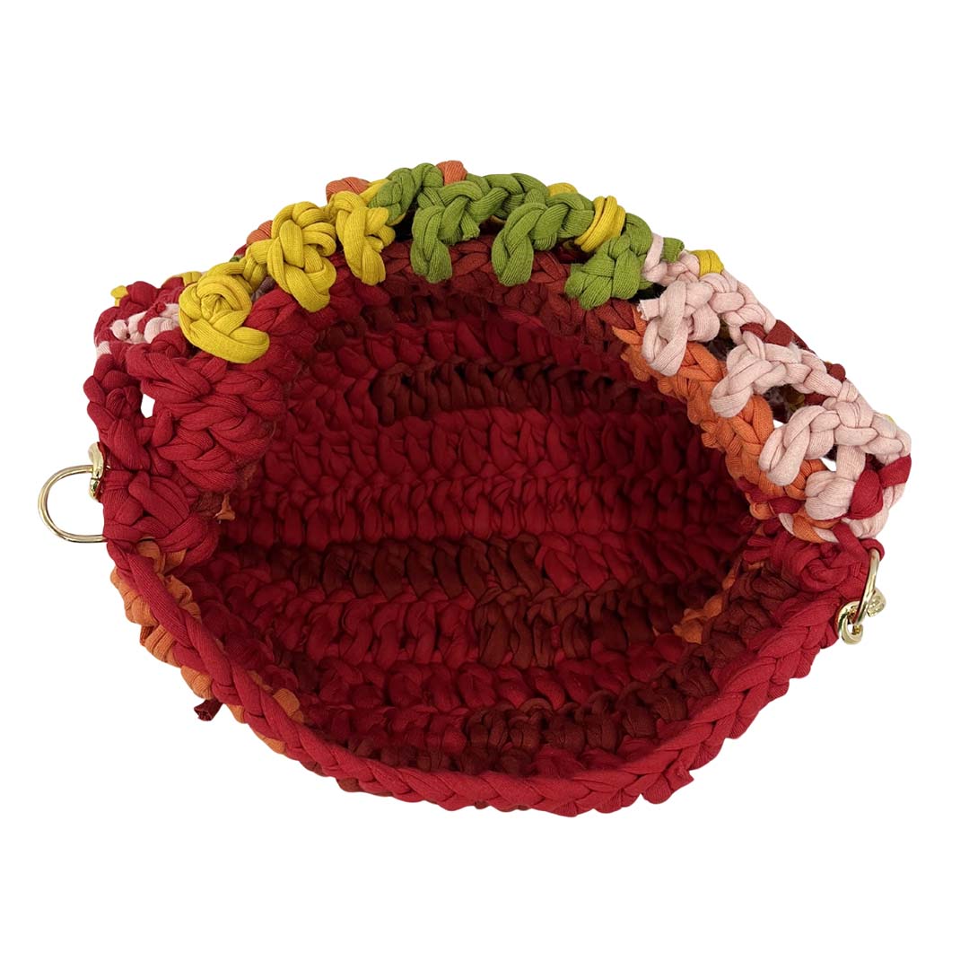 Image of Crochet Clutch | Red,Pink,Yellow,Green