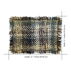 Bathroom Mat / Door Mat / Meditation Mat | Aubergine, Blue, Moss Green, Grey, Lemon, Light Purple