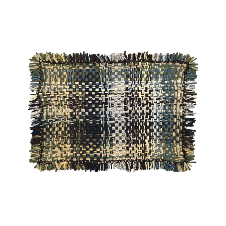 Image of Bathroom Mat / Door Mat / Meditation Mat | Aubergine, Blue, Moss Green, Grey, Lemon, Light Purple