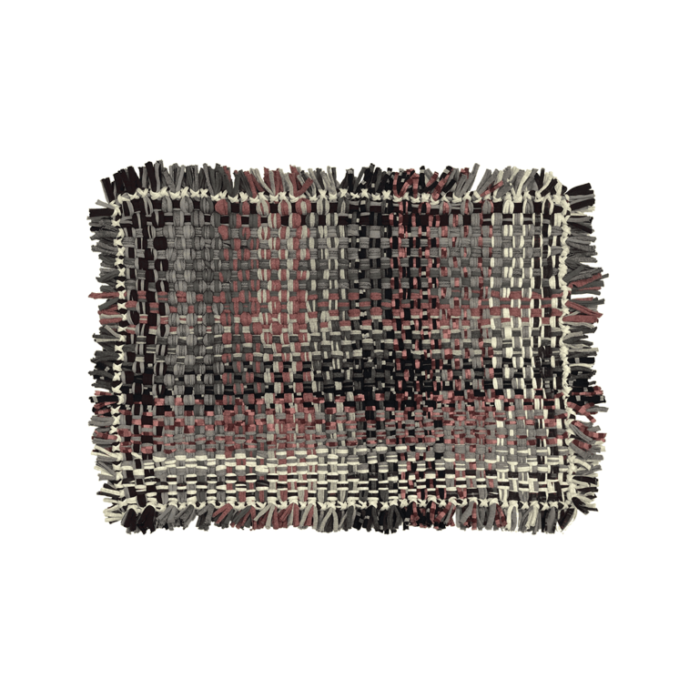Image of Bathroom Mat / Door Mat / Meditation Mat | Old Rose, Grey, Burgundy, Silver Grey, Navy