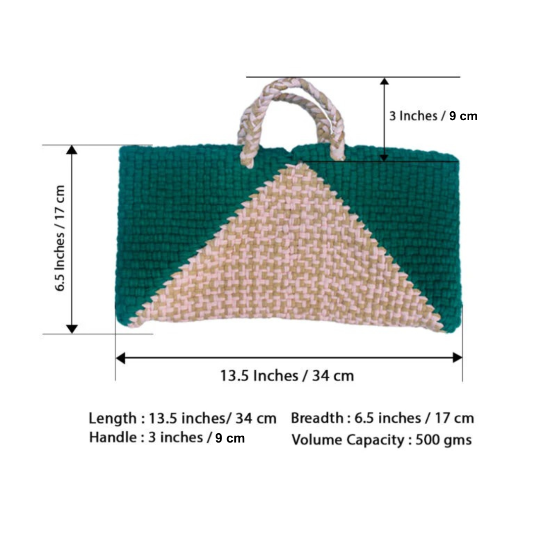 Image of Planter bag | Size: small | Green, Pink