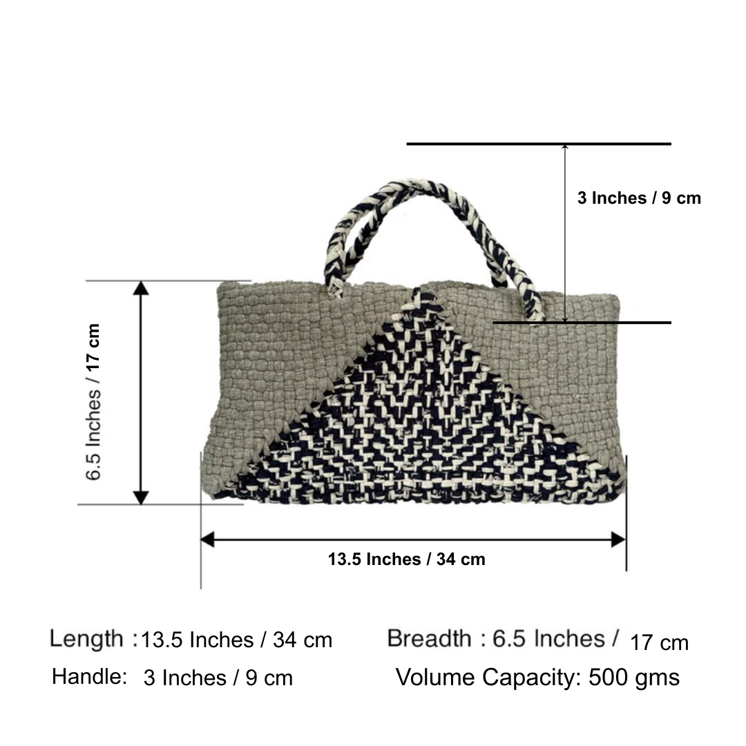 Image of Planter bag | Size: small | Grey, Black, White, Small
