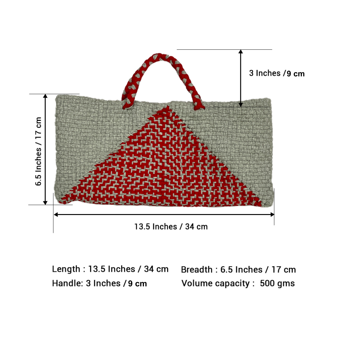 Image of Planter bag | Size: small | Grey, Red