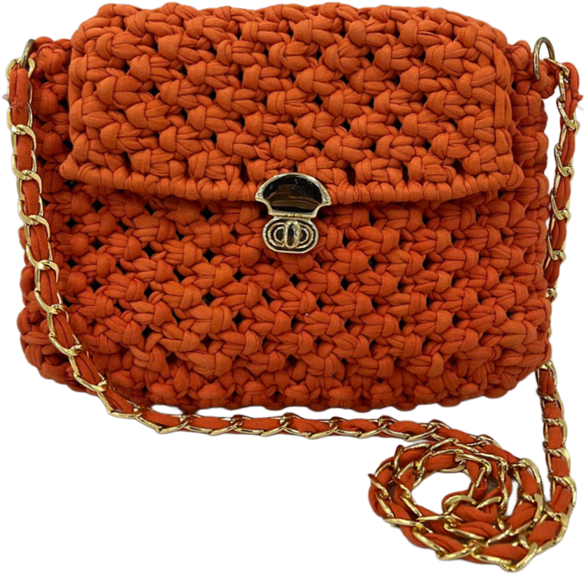 Image of Macrame Sling | Orange | Shoulder Sling or Cross body