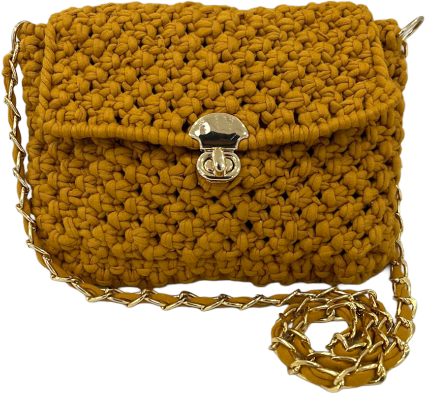 Image of Macrame Sling | Ochre | Shoulder Sling or Cross body