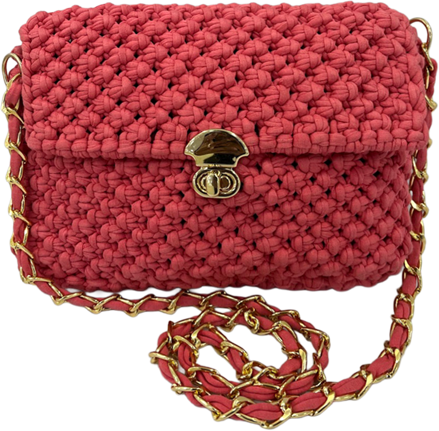 Image of Macrame Sling | Coral| Shoulder Sling or Cross body