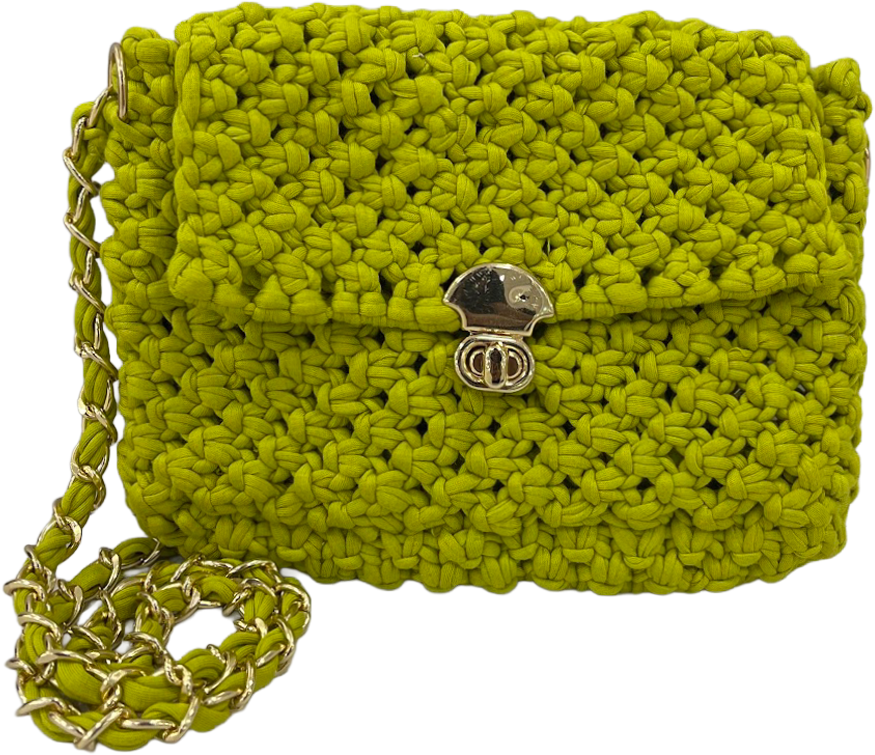 Image of Macrame Sling | Lime| Shoulder Sling or Cross body