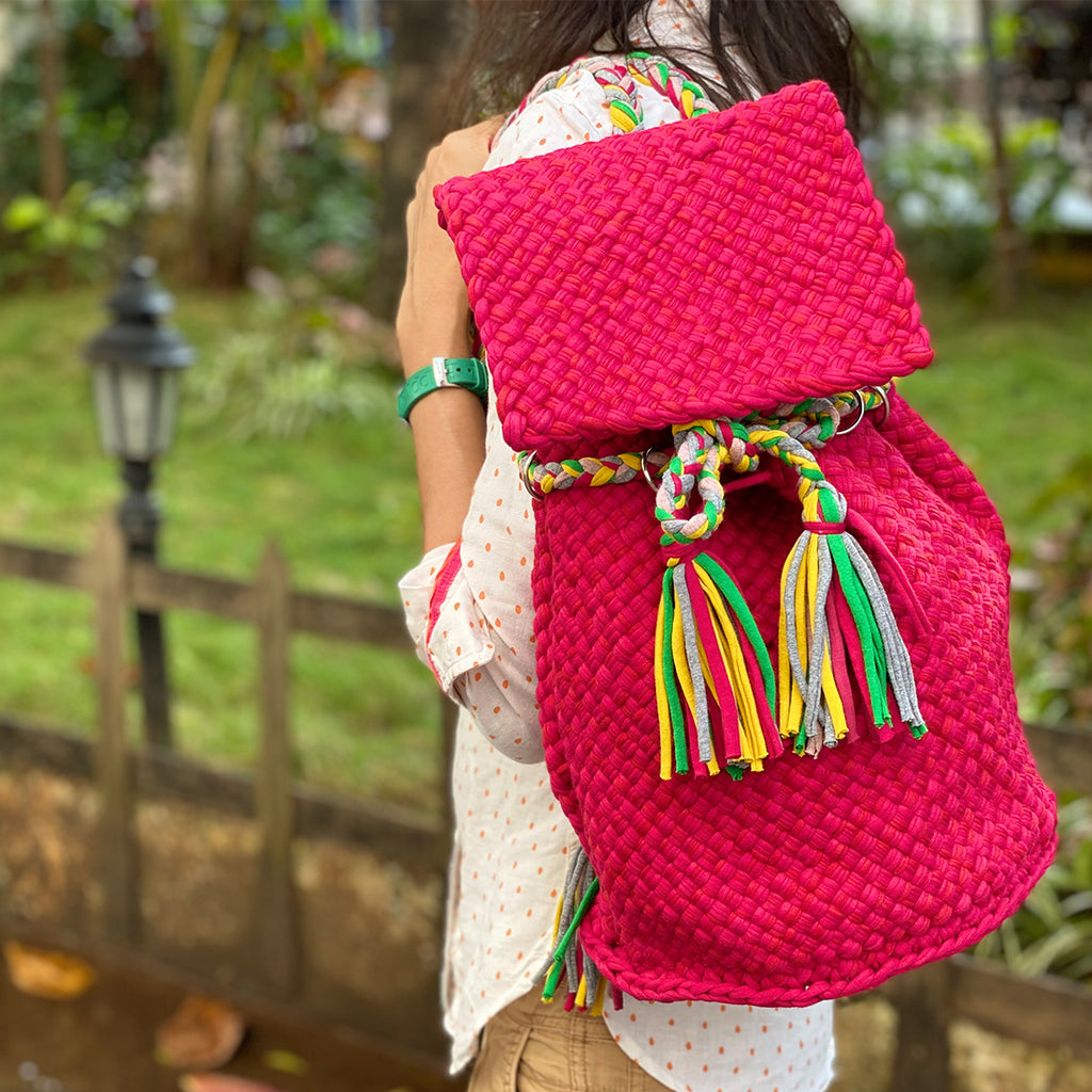 Backpack | Red Color Classic Collection | Shoulder carry