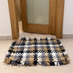 Bathroom Mat / Door Mat / Meditation Mat | Brown, Grey, Black, White