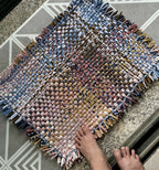 Bathroom Mat / Door Mat / Meditation Mat | Pink, Denim Blue, Brown, Beige, Navy, Off White