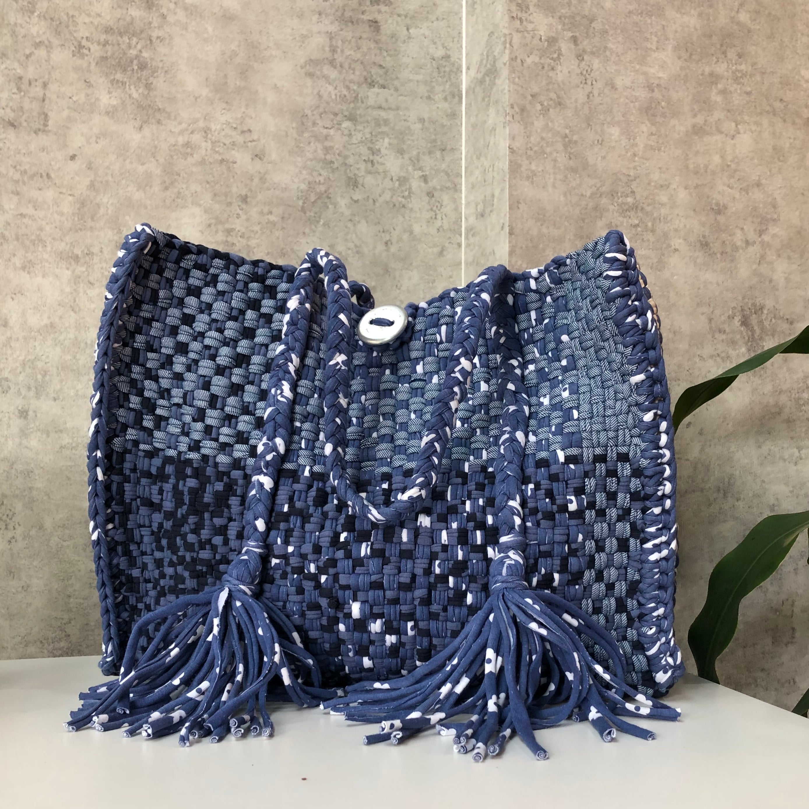 Image of Oversized Tote / Hand / Shoulder Carry Denim