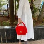 Crochet purse Red | Hand carry