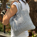 Macrame Handbag Grey