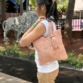 Macrame Handbag Nude