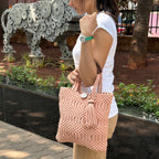 Macrame Handbag Nude